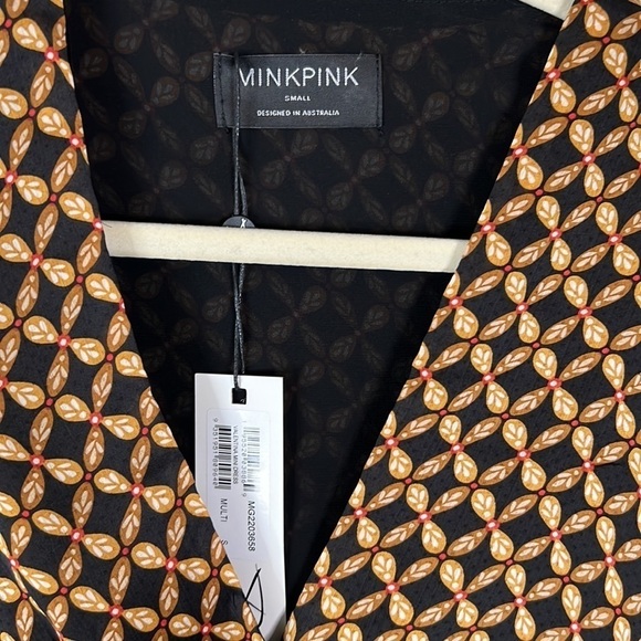 MINKPINK Valentina Mini Dress Revolve Long Sleeve Cocktail Party Dress Size S - Picture 5 of 7
